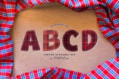 Tartan Patch Alphabet Set Product Image 1
