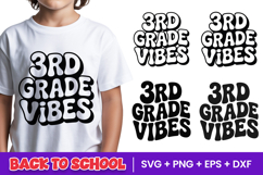 3rd Grade Vibes SVG PNG Product Image 1