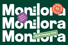 Monilora - Bold Sans Font Product Image 1