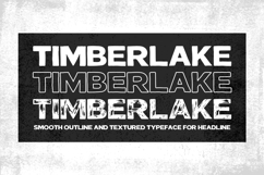 Timberlake Font - Rough Product Image 1