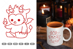 Little Demon SVG &amp; Clipart Product Image 1