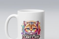 Funny Cat Sarcastic Quotes Sublimation Bundle | 40 Cat png Product Image 8