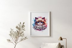 Funny Cat Sarcastic Quotes Sublimation Bundle | 40 Cat png Product Image 15