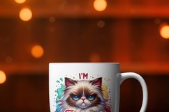 Funny Cat Sarcastic Quotes Sublimation Bundle | 40 Cat png Product Image 13