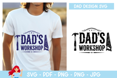 Dad's workshop SVG, Dad SVG Product Image 1