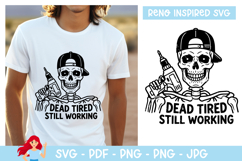 Dead tired, still working SVG, Home renovation SVG Product Image 1