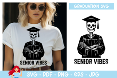 Senior vibes SVG, Graduation inspired svg Product Image 1