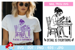 Detail is everything SVG, Nail tech inspired svg Product Image 1