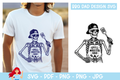 Grill master dad SVG, Dad inspired SVG, Skeleton Product Image 1