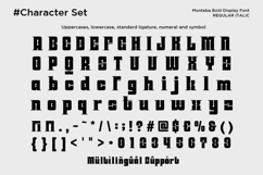 Monteba - Bold Display Font Product Image 10