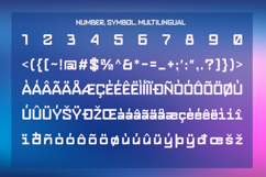 Ersiqust - Futuristic Monospace Font Product Image 10