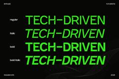 Intrade - futuristic sans serif font Product Image 9