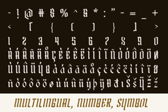 Skullines - Blacklettter Display Font Product Image 10