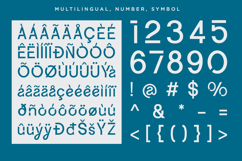Glanzyo - Modern Stencil Font Product Image 10