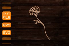 Marigold Flower Laser Cut I Laser Cut Gift Product Image 1