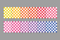 Black and White Rainbow Seamless Checkerboard Digital Paper Product Image 6