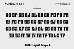 Monteba - Bold Display Font Product Image 11