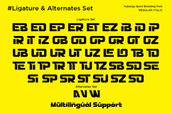 Auberga - Sport Branding Font Product Image 11
