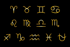 Zodiac Symbol Icons Set Product Image 14