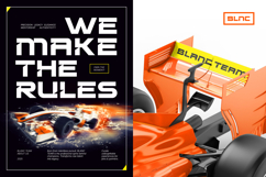 Genhake - Modern Futuristic Scifi Game Font Product Image 10