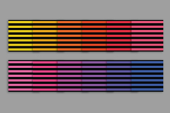Black Rainbow Seamless Stripes Patterns Product Image 6