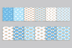 Rainy Day Blues Seamless Patterns Product Image 4