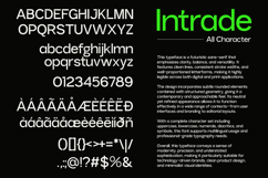 Intrade - futuristic sans serif font Product Image 10