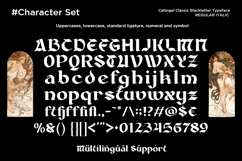 Catingal - Classic Blackletter Font Product Image 11