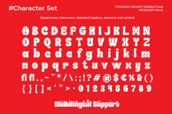 Tomacho - Groovy Bubble Font Product Image 11