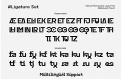 Oktural - Monospace Logo Font Product Image 12