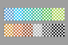 Black and White Rainbow Seamless Checkerboard Digital Paper Product Image 7