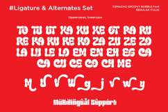 Tomacho - Groovy Bubble Font Product Image 12