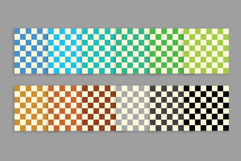 Rainbow Two-Tone Checkerboard Seamless Digital Paper Pattern Product Image 9