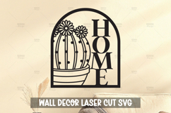 Modern Plant Wall Art SVG I Botanical Laser Cut Wall Art Product Image 1