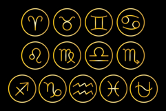 Zodiac Symbol Icons Set Product Image 15