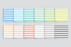 Rainbow Pastel Seamless Stripes Patterns Product Image 3