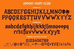 Spooky Party Club | Halloween Horror Font Product Image 13