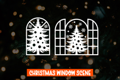 2 Christmas Window decal SVG, Christmas Window Display SVG Product Image 1