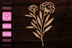 30 Bouquets of Flowers Laser Cut I Laser Cut SVG Product Image 16
