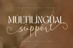 Memorable Deep Love - Unique Modern Lovely Font Duo Product Image 16