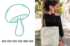 Mushroom SVG &amp; Clipart Product Image 1
