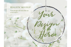 Crystal Glass Ornament Video Mockup Product Image 2