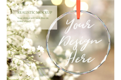Crystal Glass Ornament Video Mockup Product Image 2