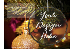 Crystal Glass Ornament Video Mockup Product Image 2
