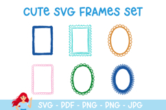 45 Crayon style SVG frames, Frames SVG Product Image 6