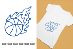 Basketball SVG &amp; Clipart Product Image 1