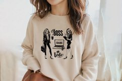 Boss Babe Charm - Empowering Businesswoman PNG Clip Art Product Image 2