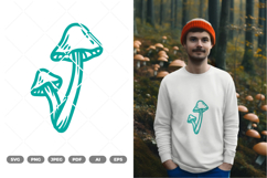 Mushroom SVG &amp; Clipart Product Image 1