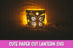 NEW 19 Floral and Butterflies Lanterns SVG Product Image 22