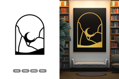 Geometric Wall Decor SVG &amp; Clipart Product Image 1
